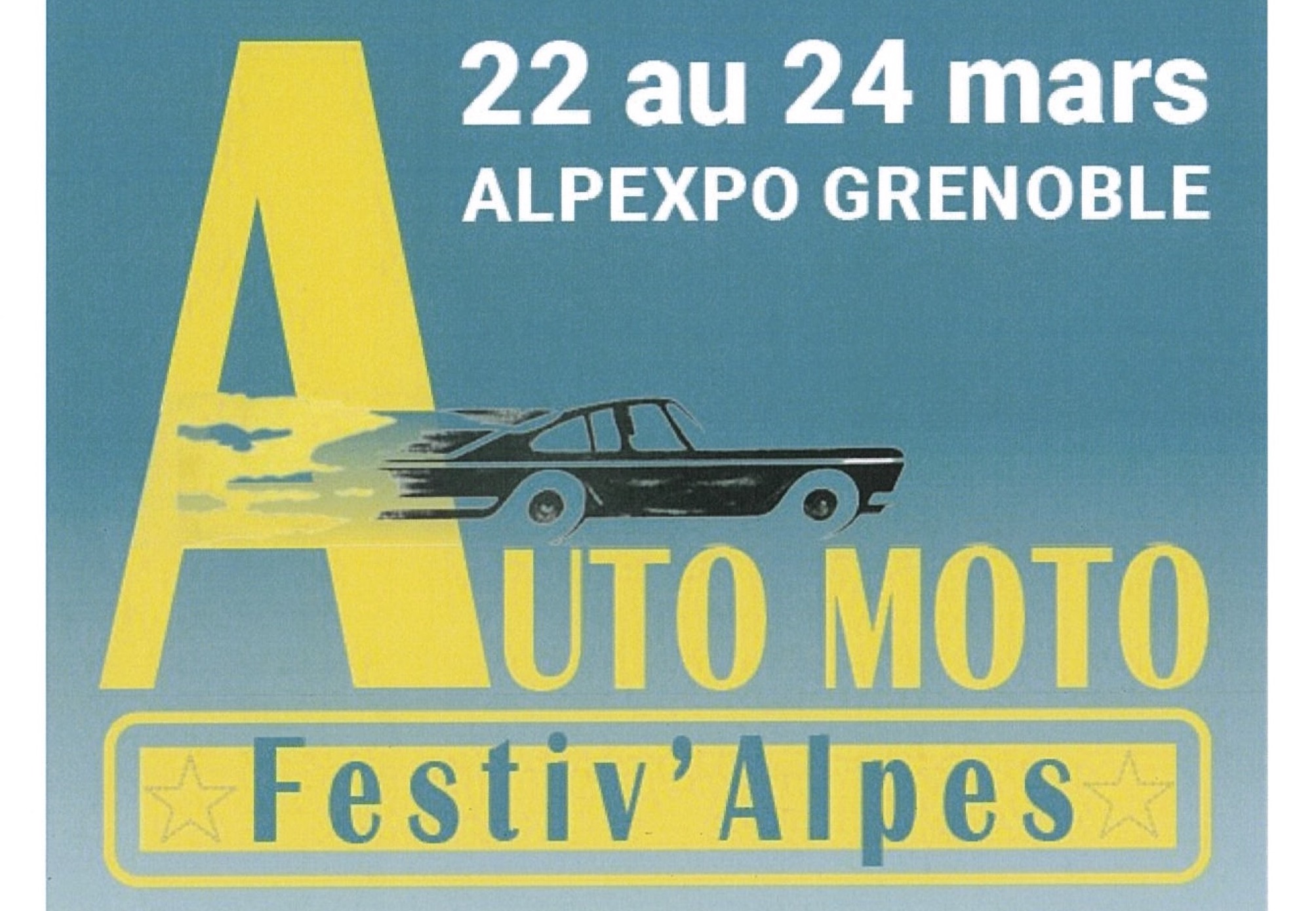 Auto-moto Festivalpes Grenoble du 22 au 24 mars